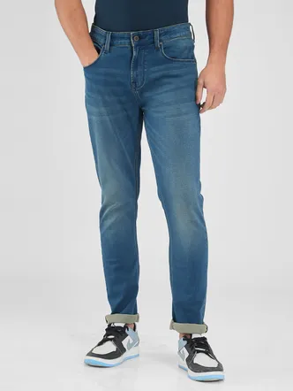 Men's Slim Fit Light Fade Denim Jeans