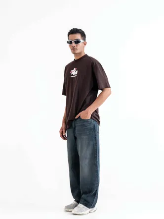 Gods Plan Brown Oversized T-Shirt