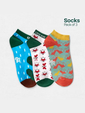 Unisex Organic Cotton Ankle Socks Pack