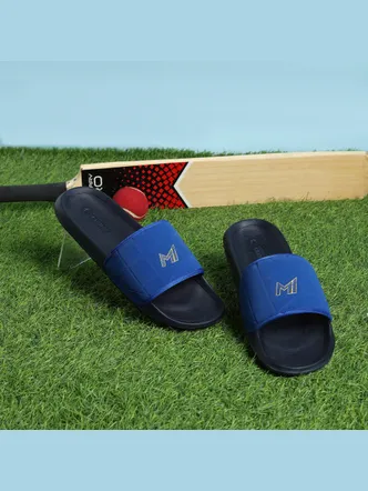 CHUPPS Men's Royal Blue Slip-On Sliders