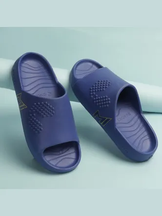 CHUPPS Men's Royal Blue Slip-On Sliders