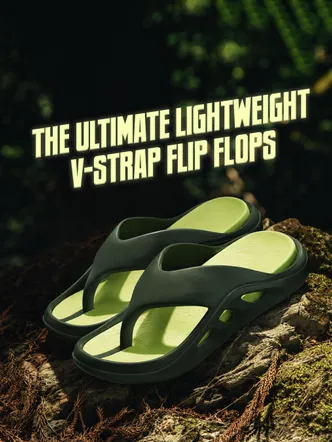 Tenx Olive Lime Casual Flip Flops