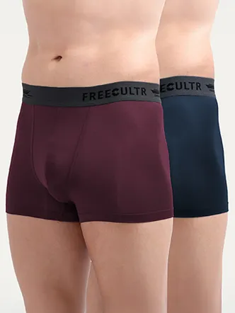 Men's Boxer Briefs 2-Pack, Deep Jewel Tones