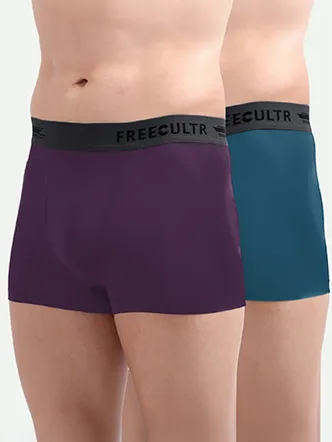 Men's Boxer Briefs Pack - Deep Teal & Plum