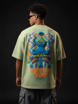 Light Lime Green Organic Cotton Jersey T-Shirt