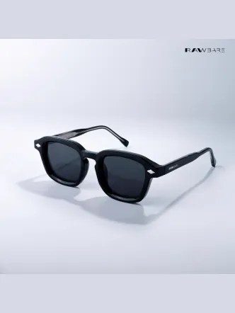 Vortex Shades Unisex Black Square Sunglasses